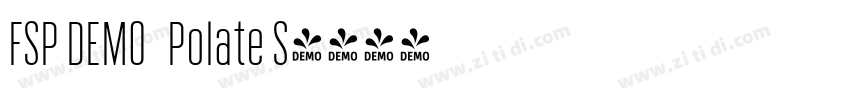 FSP DEMO   Polate S字体转换